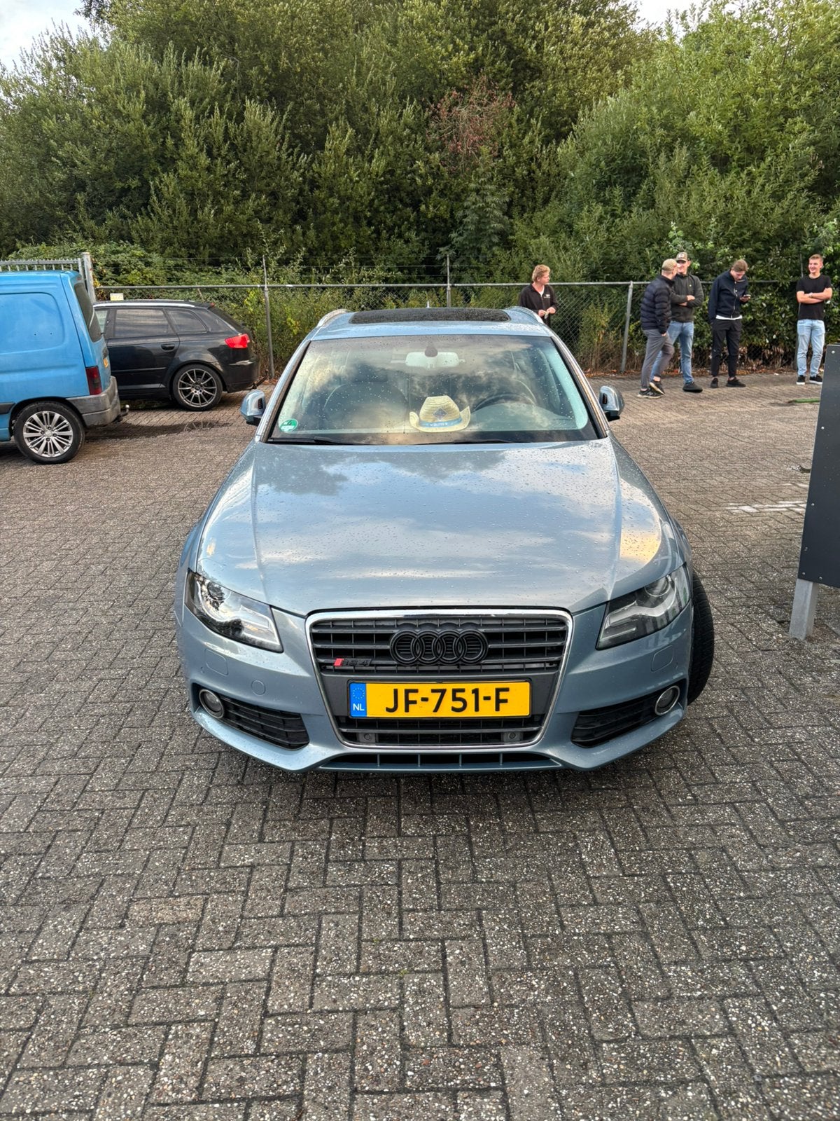 Audi A4 2.0 Tfsi 3 x s line, Beige, 4 cilinders, 1984 cc, Blauw