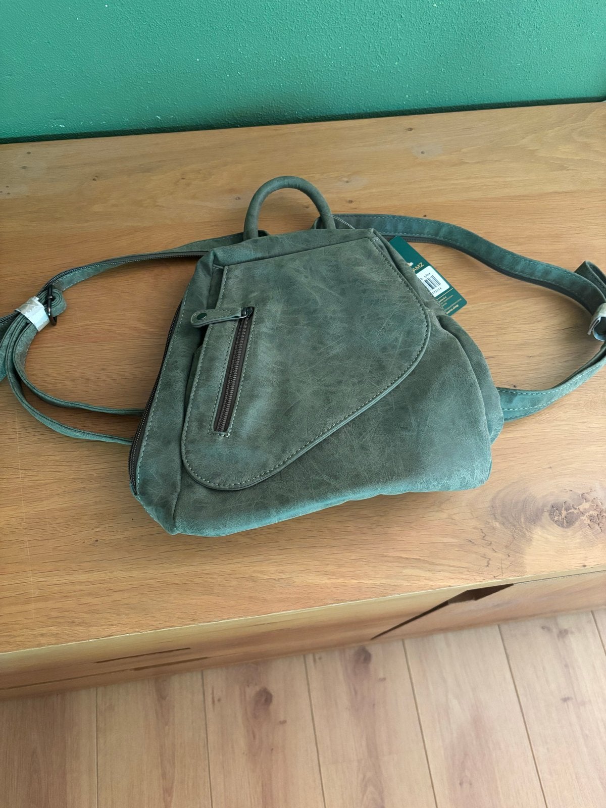 Nieuwe Just Dreamz rugzak - Olijf Groen, Overige merken, Minder dan 30 cm, Nieuw, Ophalen of Verzenden