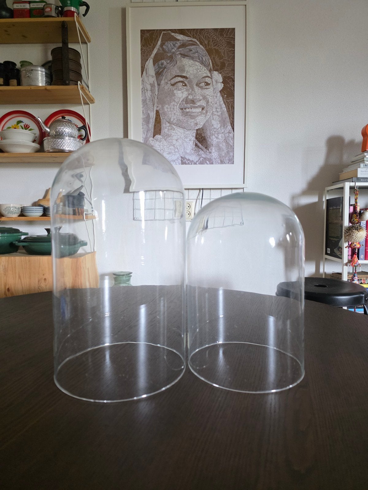 2 Mica Decorations stolp Hella transparant, Ophalen