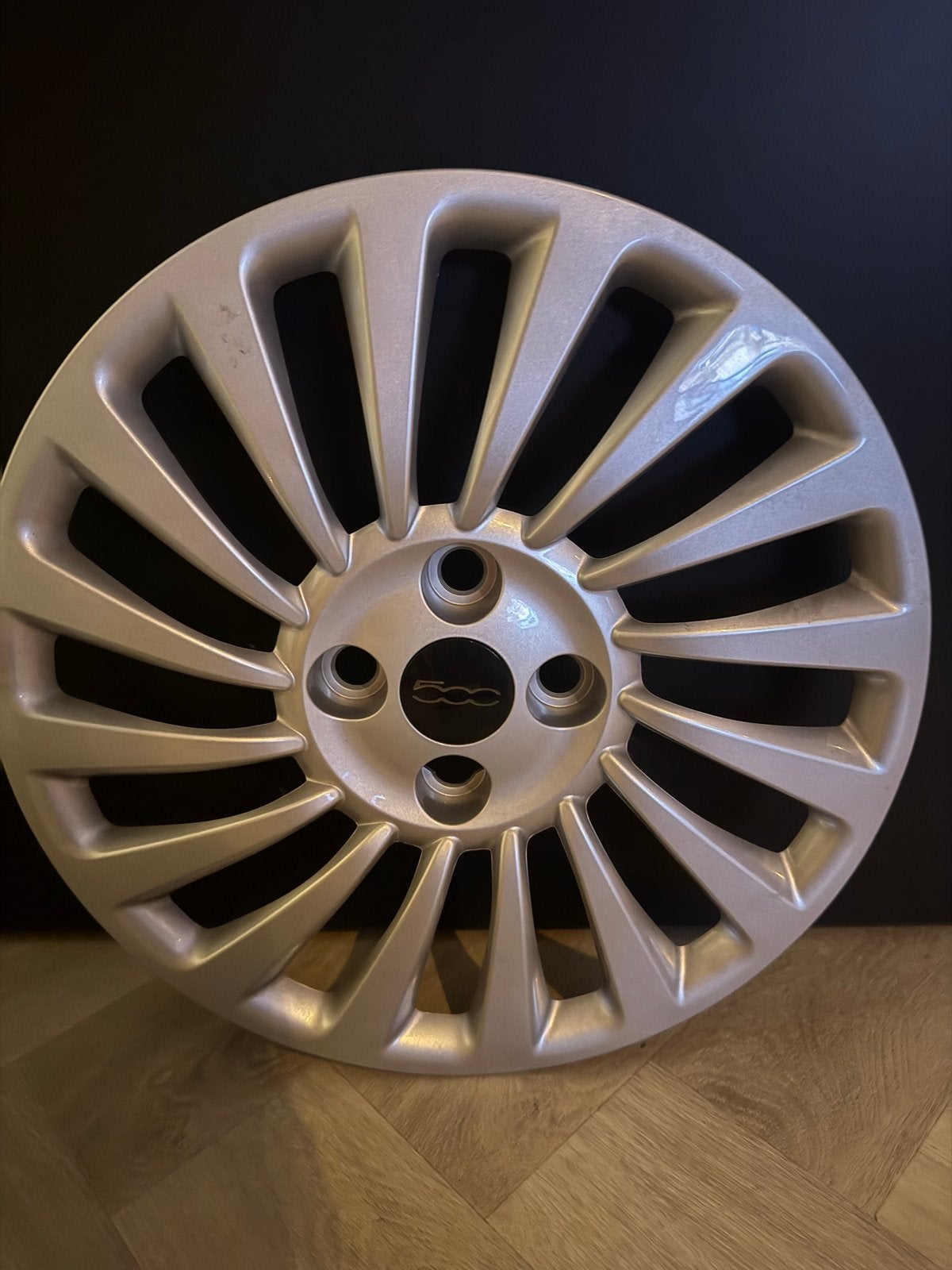 Fiat 500 wieldoppen - Set van 4, Ophalen of Verzenden, Gebruikt