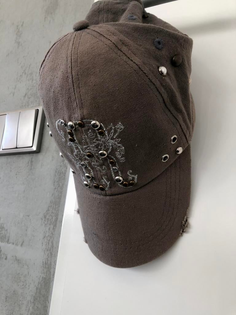 Replay vintage baseball cap pet met studs en parels one size, Nieuw, Pet, Replay, One size fits all