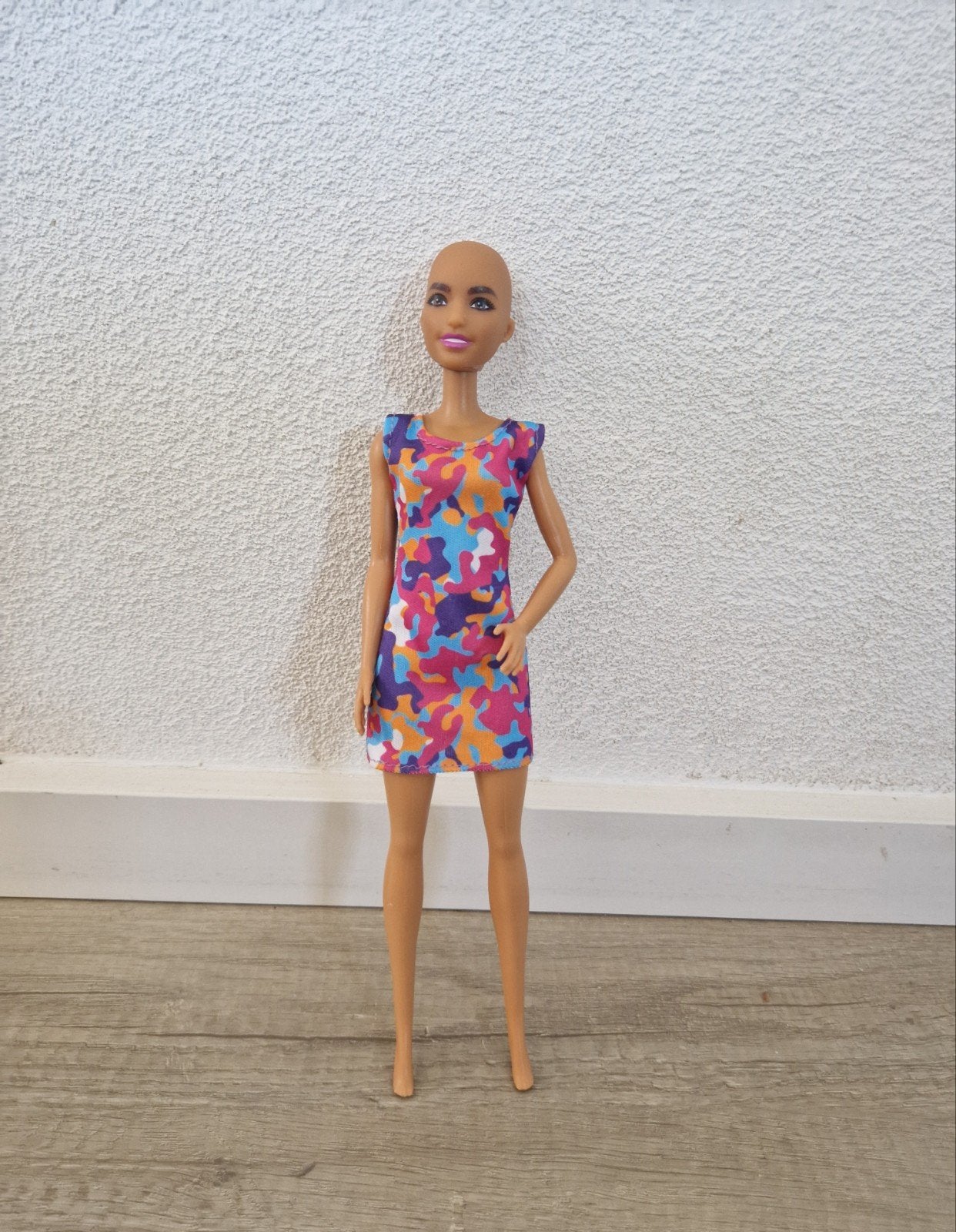 barbie pop mattel fashionistas 150 kaal geen haar, Ophalen of Verzenden, Zo goed als nieuw, Barbie