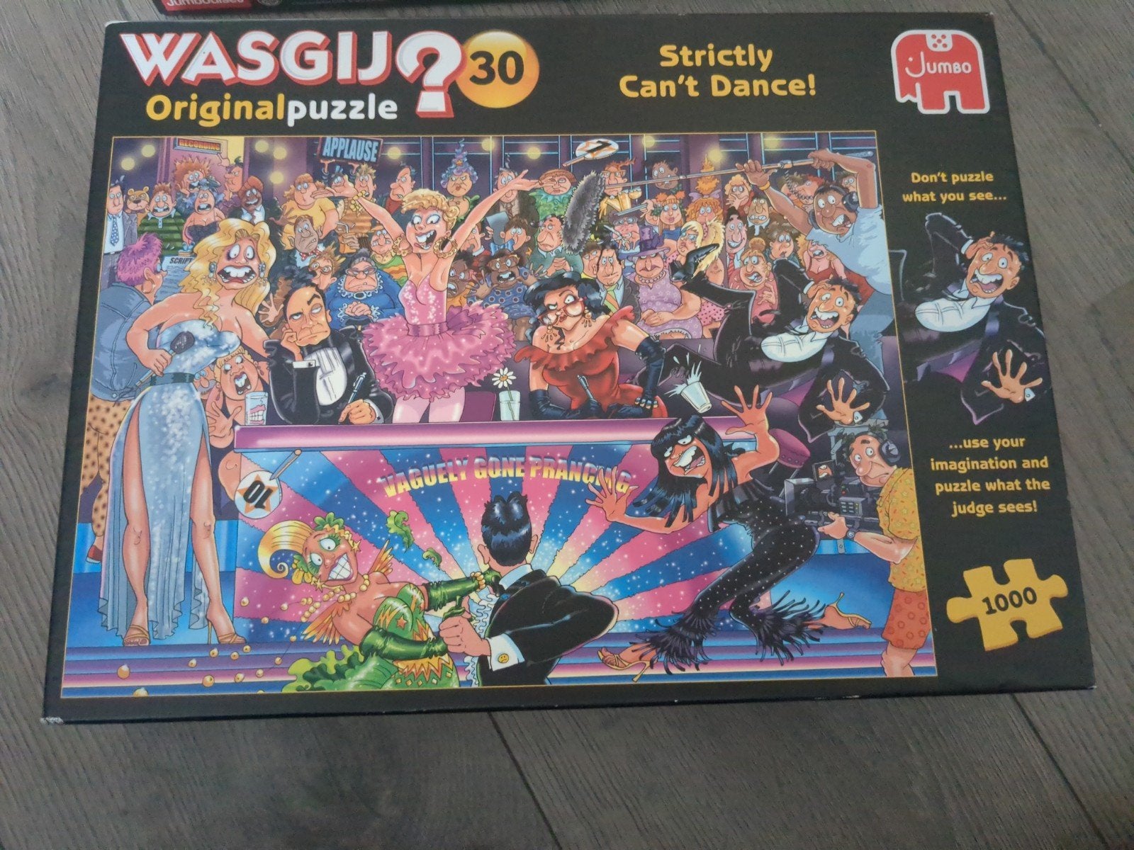 Wasgij Original 30: Strictly Can't Dance! puzzel 1000 stuks, Ophalen of Verzenden, 500 t/m 1500 stukjes, Zo goed als nieuw, Legpuzzel