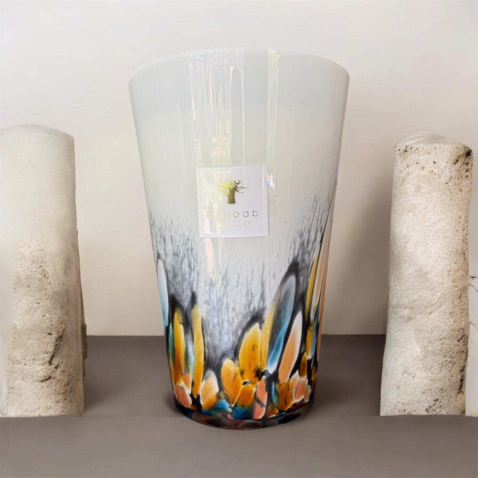 Baobab Collection Rainforest Mayumbe – MAX 35 XXL – Nieuwst., Huis en Inrichting, Woonaccessoires | Vazen, Ophalen, Zwart, Glas