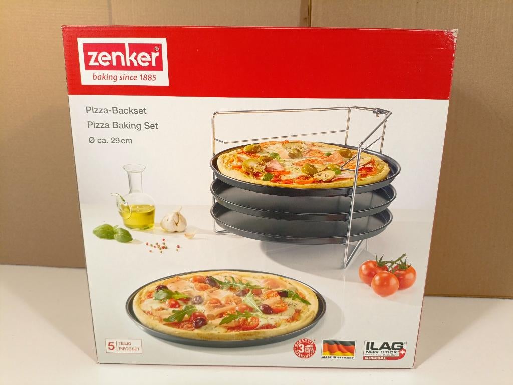 Zenker Pizza Bakset - Nieuw in originele verpakking, Ophalen, Zo goed als nieuw