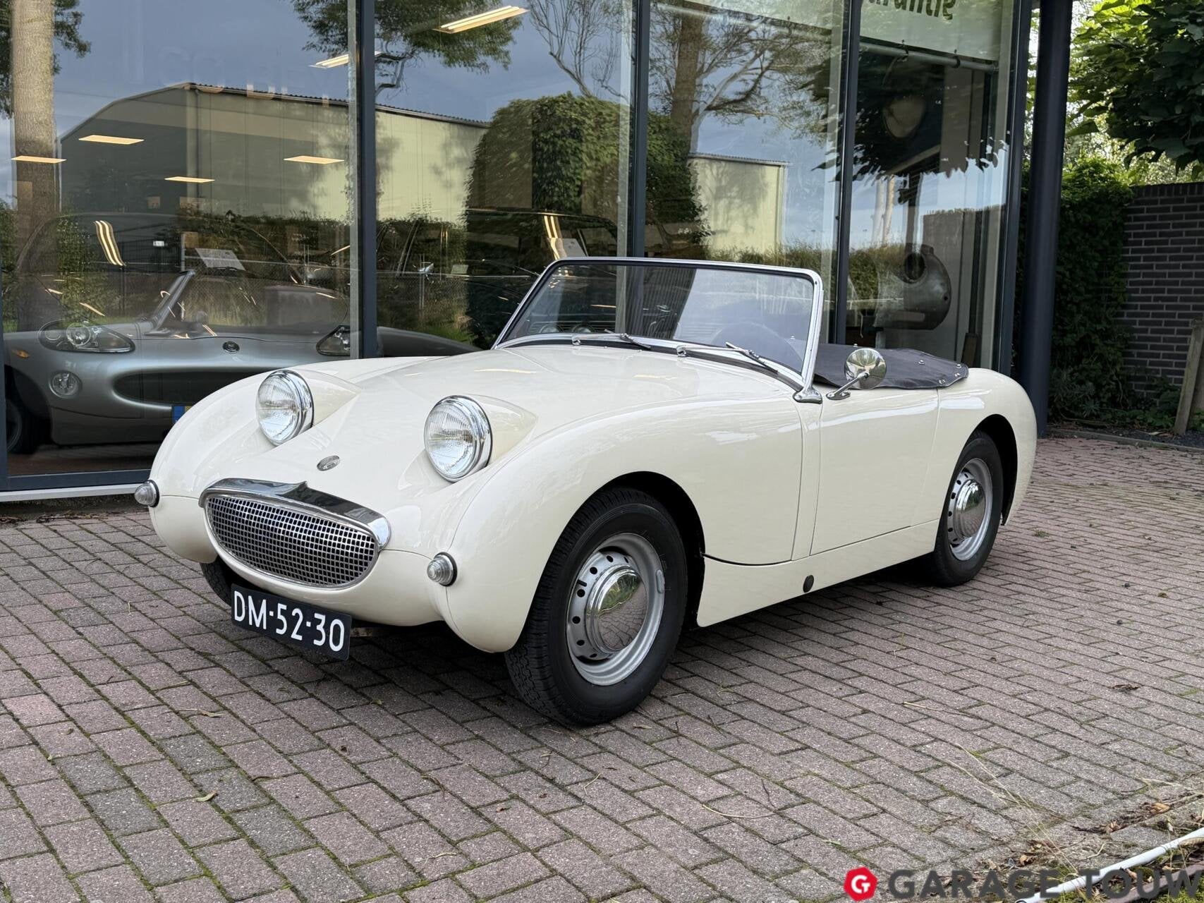 Austin-healey Sprite mk1 Frogeye, Auto's, Achterwielaandrijving, Gebruikt, 4 cilinders, Wit