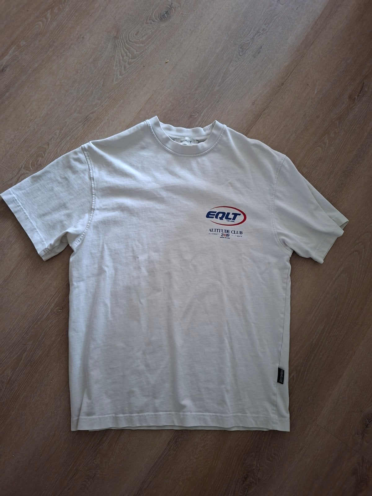 equalite t shirt mt xs bijna gratis, Kleding | Heren, Ophalen of Verzenden, Zo goed als nieuw, Maat 46 (S) of kleiner, Blauw