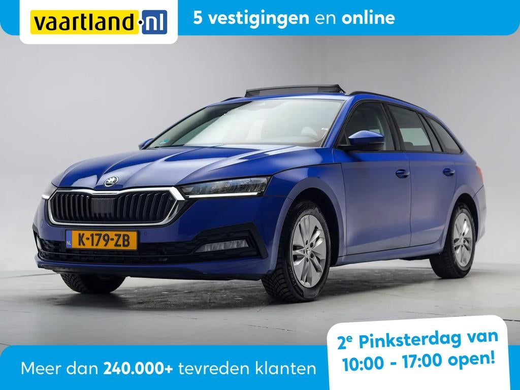 Skoda Octavia 1.0 TSI Business Edition [ Pano Navi Virtual T, Auto's, Skoda, 21 km/l, Gebruikt, Blauw, Origineel Nederlands