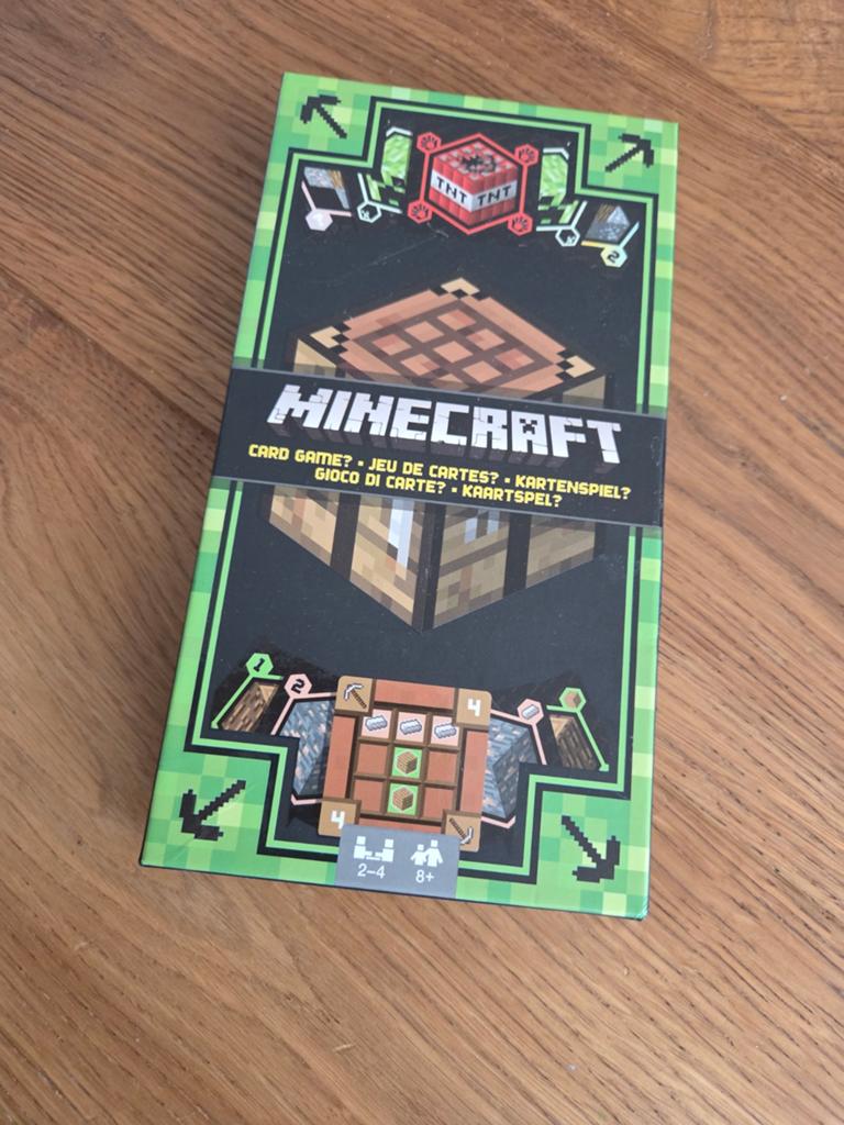 Minecraft Kaartspel - Card Game, Een of twee spelers, Ophalen of Verzenden, Zo goed als nieuw, Mojang / Goliath