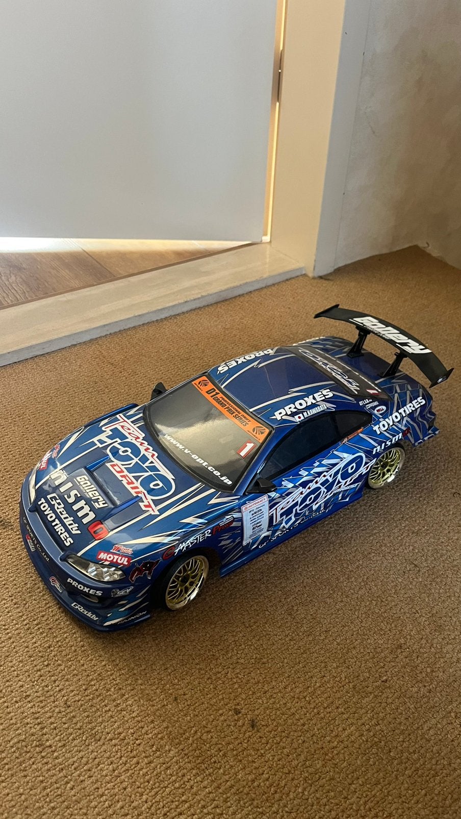 Mst rmx 2.5 rc drift auto op, Ophalen of Verzenden, Zo goed als nieuw, Auto
