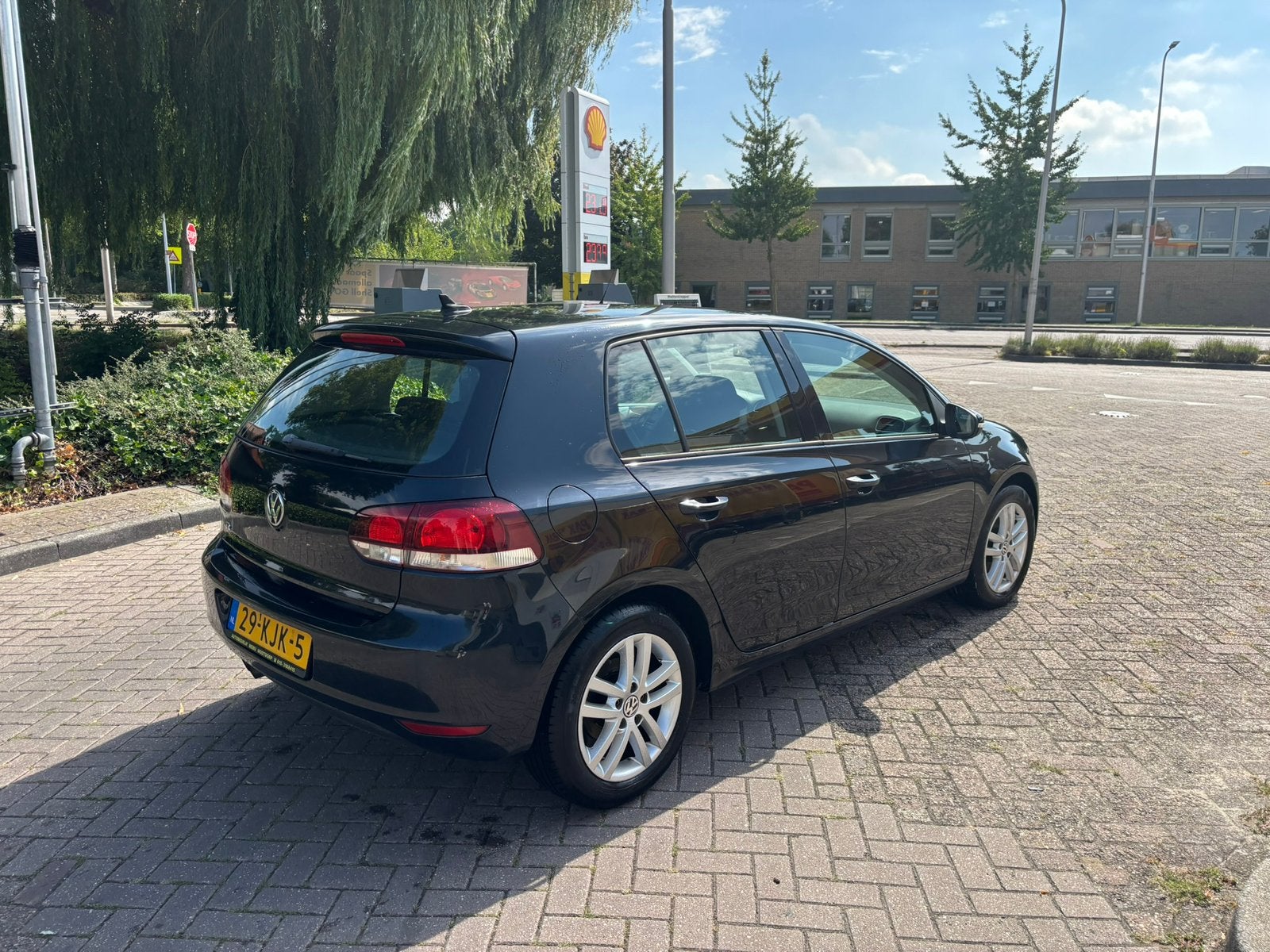 Volkswagen Golf 1.4 TSI 90KW 5D 2009 Zwart (NAP NL auto), Zwart, 4 cilinders, Leder en Stof, Origineel Nederlands