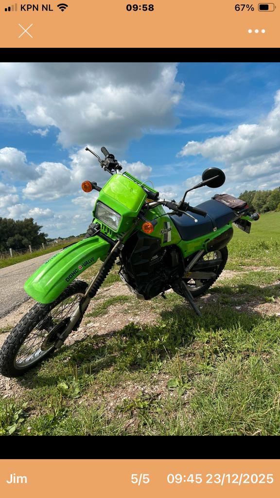 Kawa klr600 belasting vrij, Motoren, Ophalen