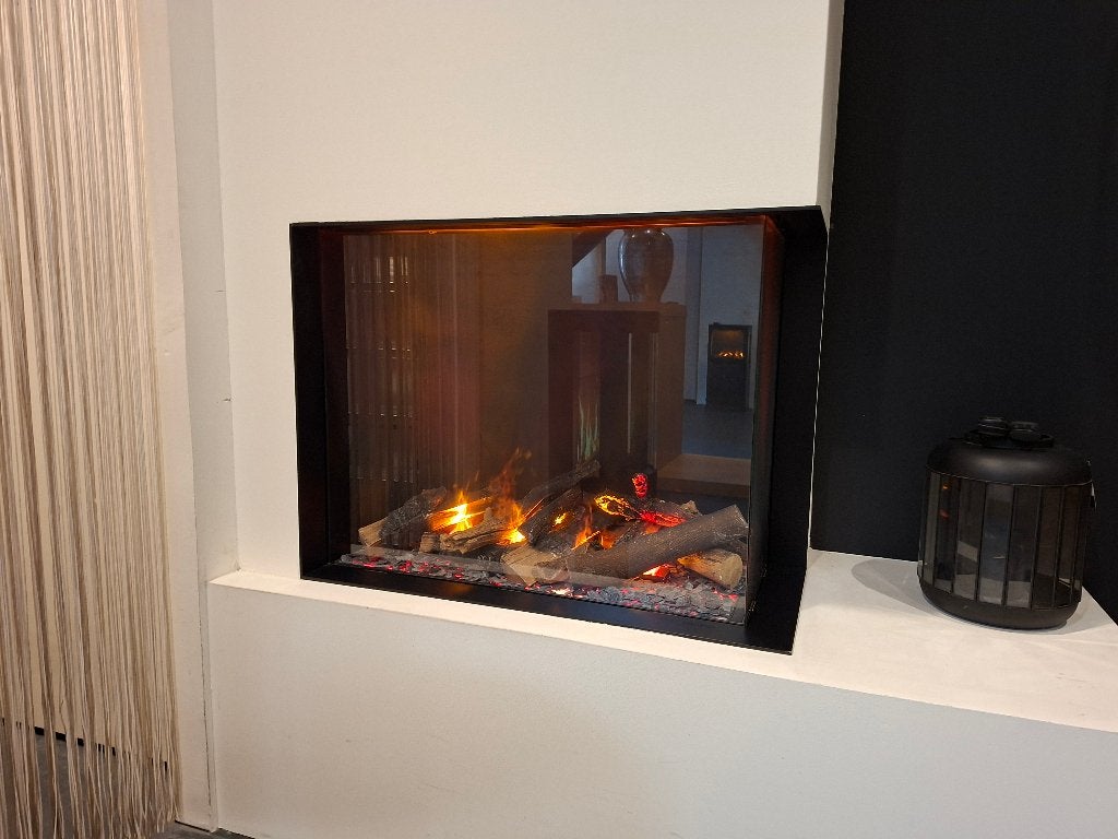 (Showroommodel) Faber E-Matrix 800/650 II (Elektrisch), Ophalen of Verzenden, Gebruikt, Inbouwhaard, Elektrische haard