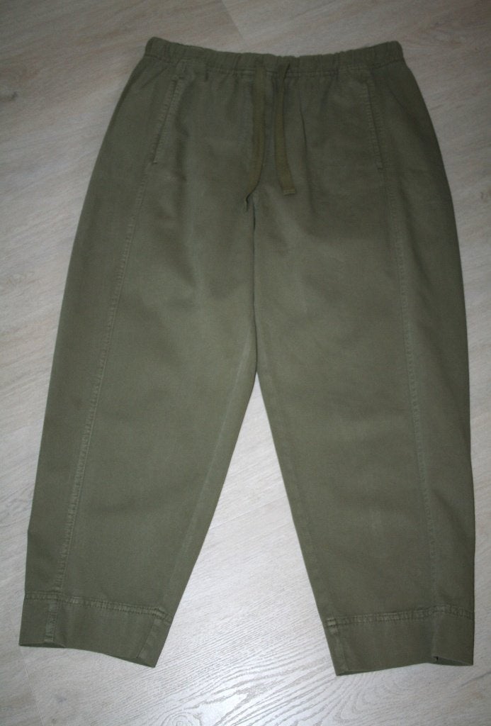 Zara groen katoen pantalon mt 42 L, Verzenden, Zara, Maat 42/44 (L), Zo goed als nieuw
