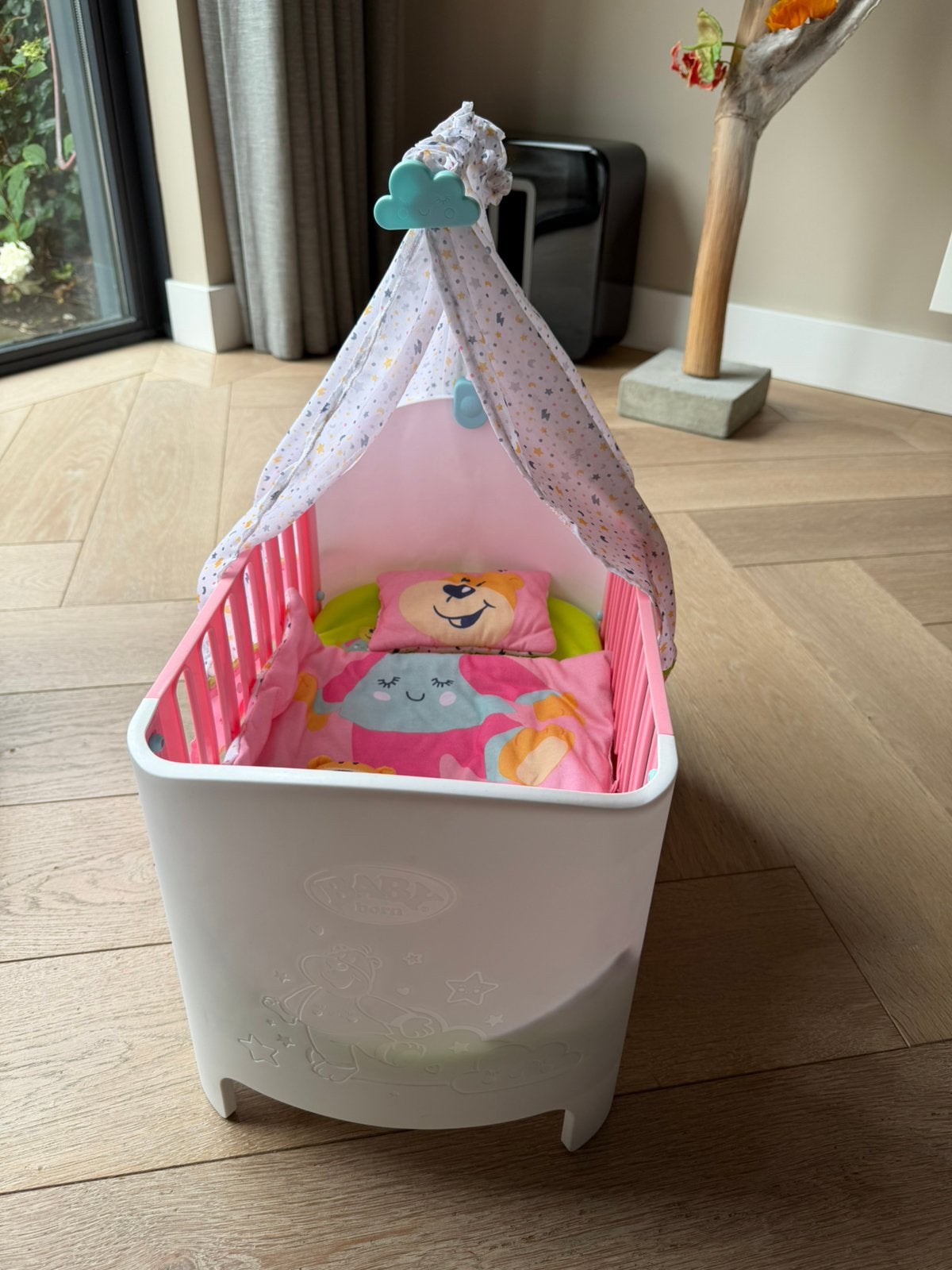 Baby Born ledikantje, Ophalen, Zo goed als nieuw, Babypop
