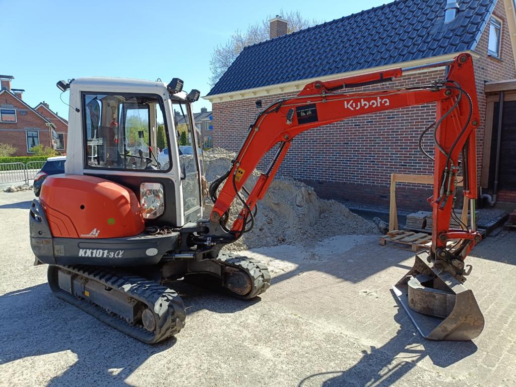 Kubota KX101-3a2 Minigraver - Compact en Krachtig, Ophalen of Verzenden, Graafmachine