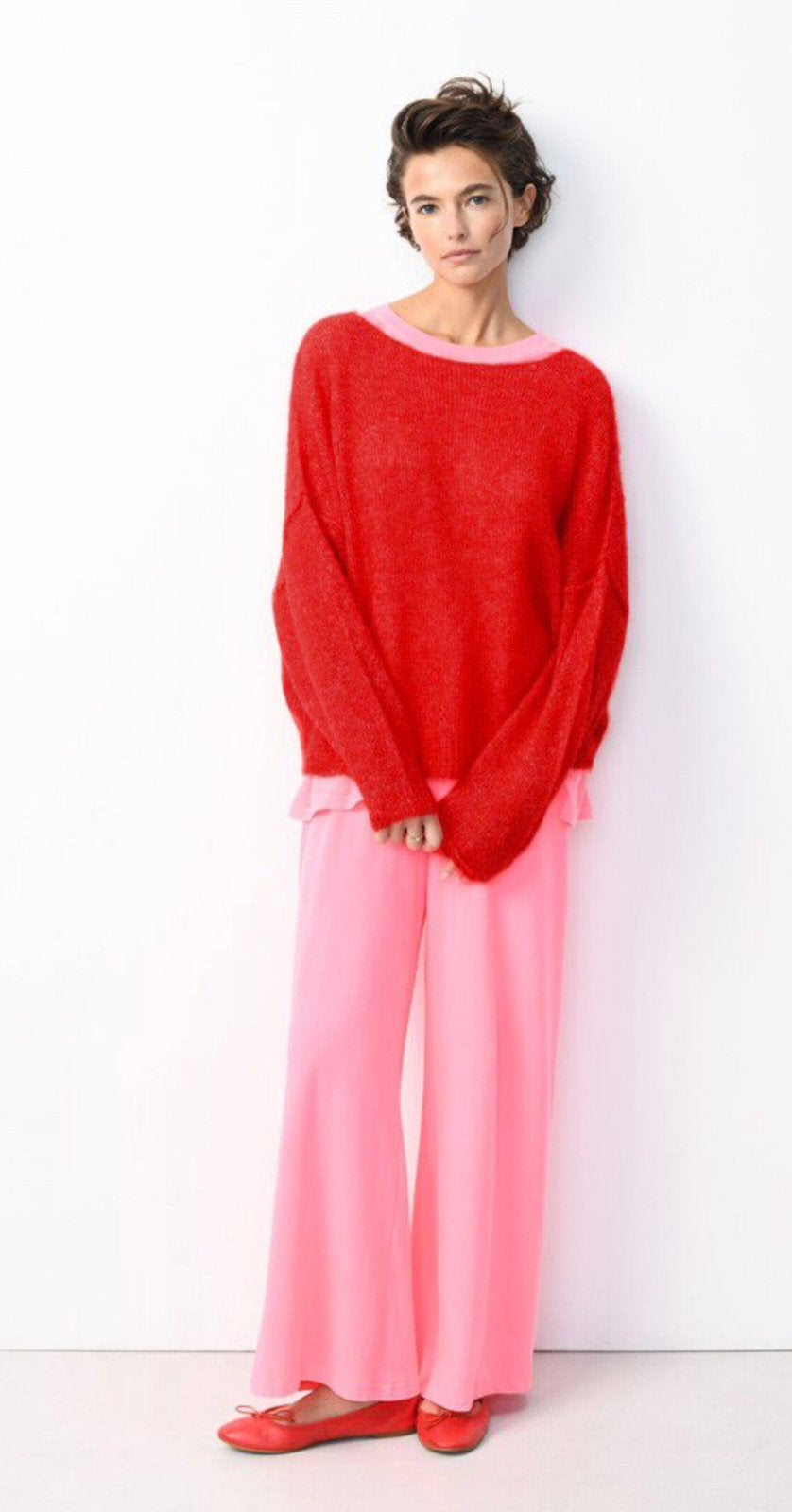 Yanbay jumper smerican vintage M/l, Ophalen of Verzenden, Zo goed als nieuw, Maat 38/40 (M), Rood