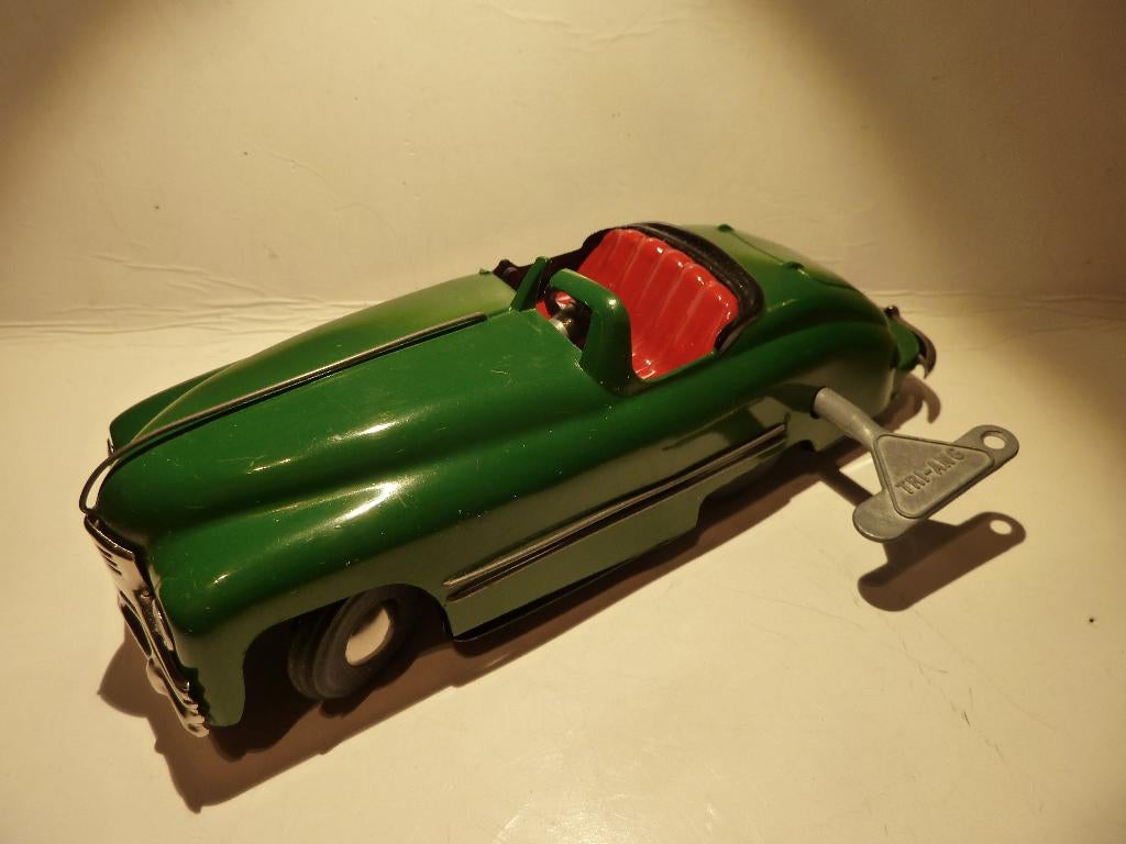TRI-ANG no 2 MINIC:   SPORTSCAR + SLEUTEL & ORG. DOOS., Ophalen of Verzenden, Gebruikt, Auto