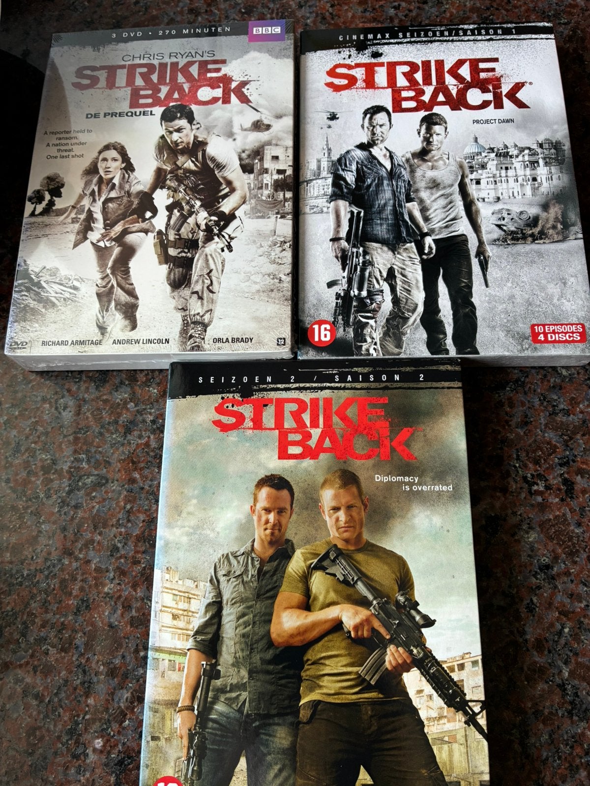 Strike Back dvd’s, Ophalen of Verzenden, Zo goed als nieuw, Actie en Avontuur