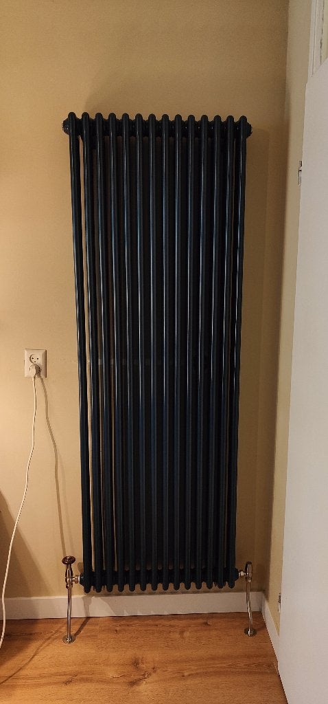 2x Verticale Kolomradiator|56 en 65 cm x 180cm | Hudson Reed, Ophalen, Radiator, Zo goed als nieuw, 60 tot 150 cm