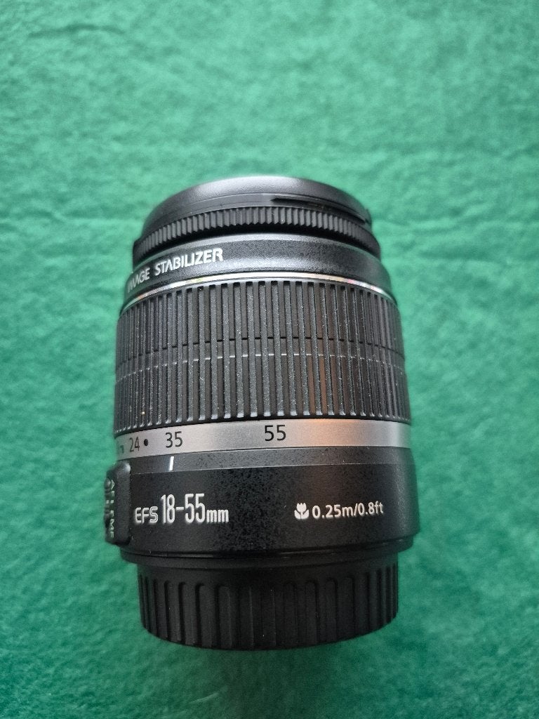 Canon lens EFS 18-55 0.25m/0,8ft, Canon, Ophalen of Verzenden, Zo goed als nieuw, Standaardlens