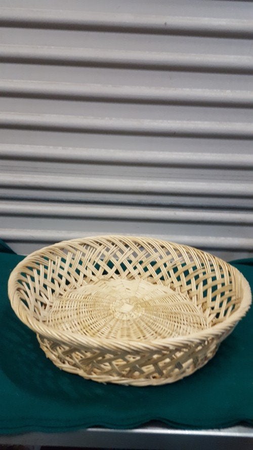 Mand van riet, rond, Ophalen of Verzenden, 'T Olde Gre-j, Info@toldegrej.nl, Endepoelstraat 20f Didam