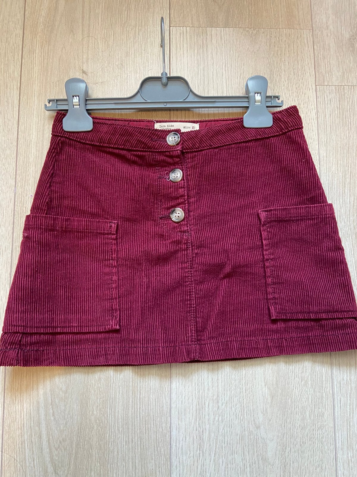 Leuk bordeauxrood rokje van Zara Kids in maat 128., Ophalen of Verzenden, Gebruikt, Meisje, Jurk of Rok