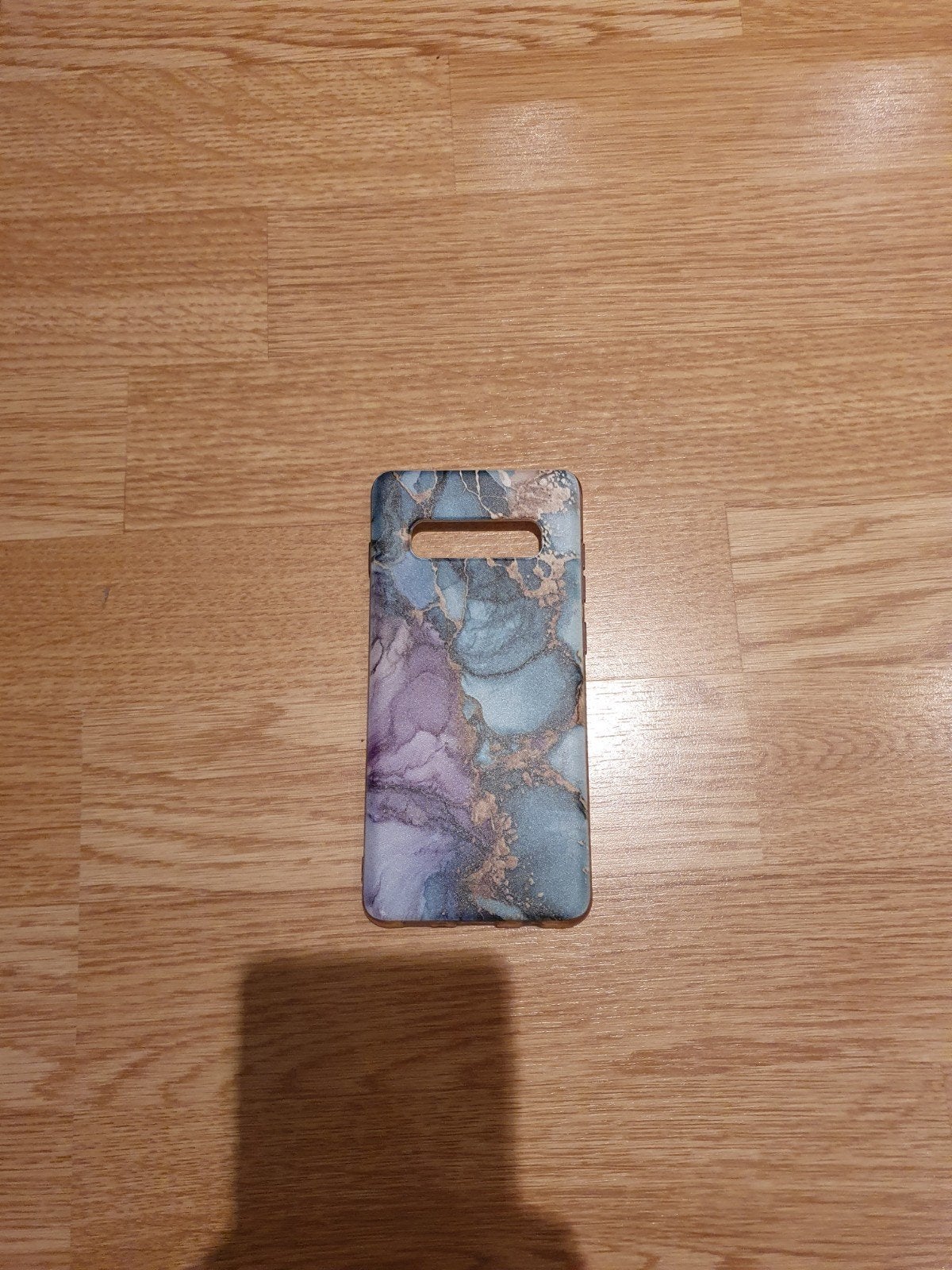 Samsung s10+ telefoonhoesje met marmerprint - Zo goed als ni, Ophalen of Verzenden, Zo goed als nieuw, Hoesje of Tasje