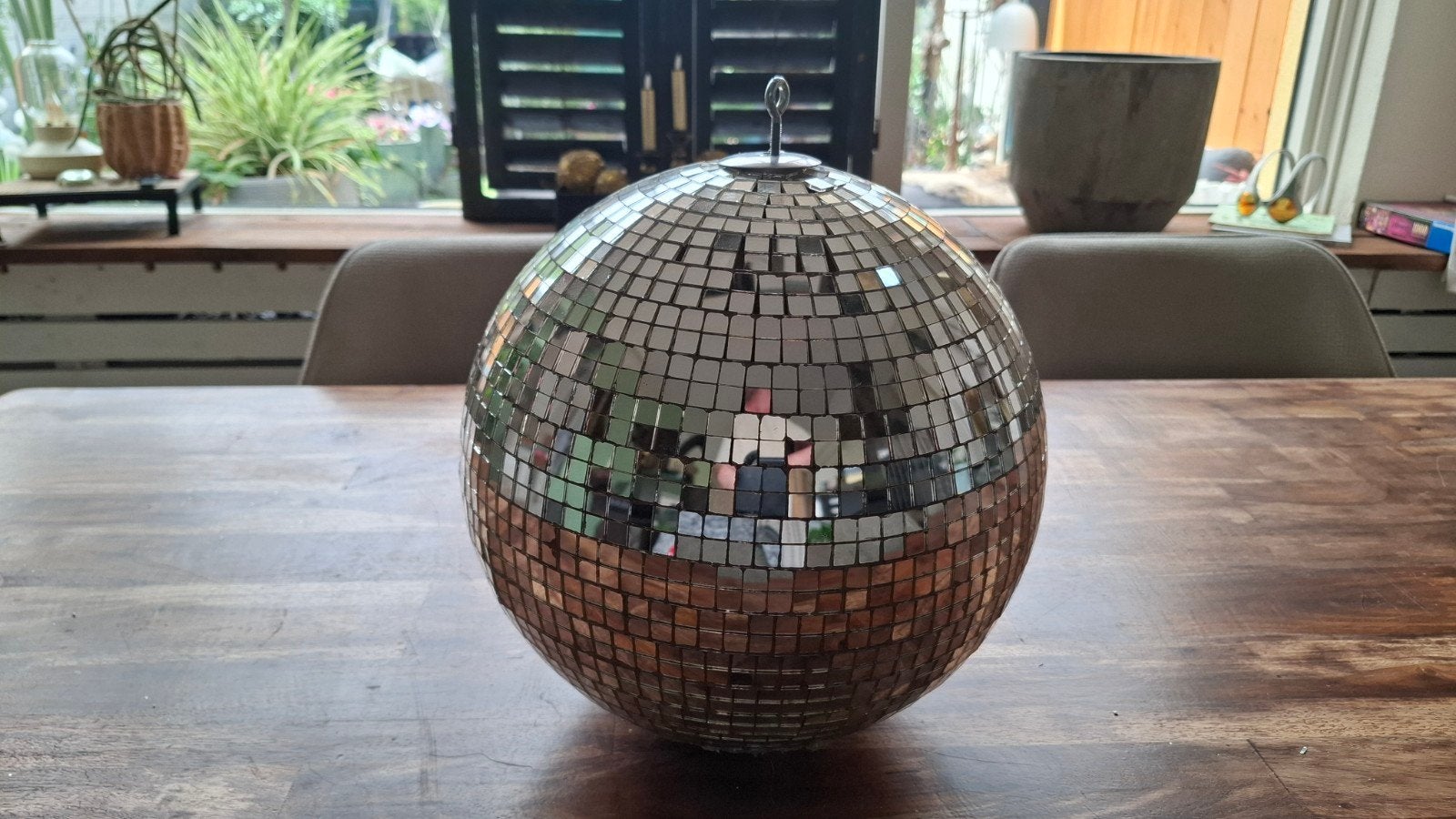 Grote discobal 30cm - Spiegeltjes missen, Ophalen of Verzenden