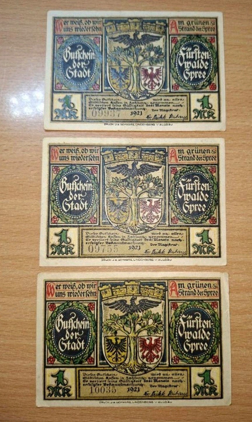 Duits Notgeld Fürstenwalde Noodgeld, Ophalen of Verzenden, Duitsland