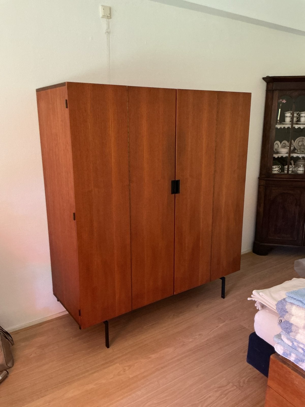 Pastoe linnenkast KU14 Japanse Serie Kast - Vintage Design, Ophalen, Gebruikt, 100 tot 150 cm, 150 tot 200 cm