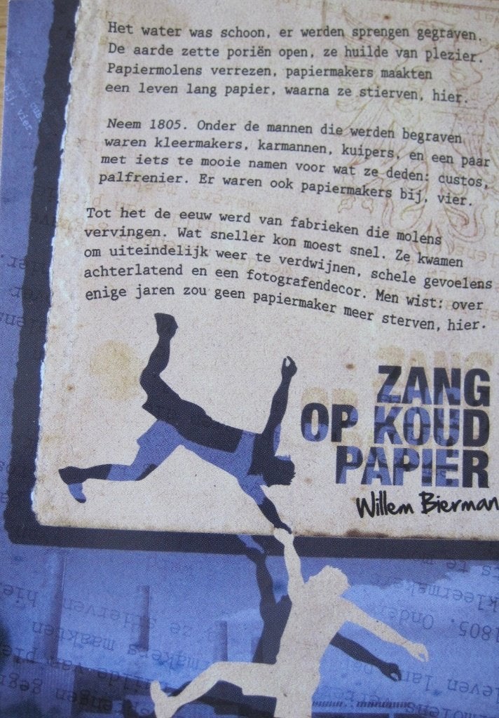 gedicht op kaart - Zang op koud papier - Willem Bierman-2010, Verzamelen, Verzenden, 1980 tot heden, Ongelopen, Overige thema's