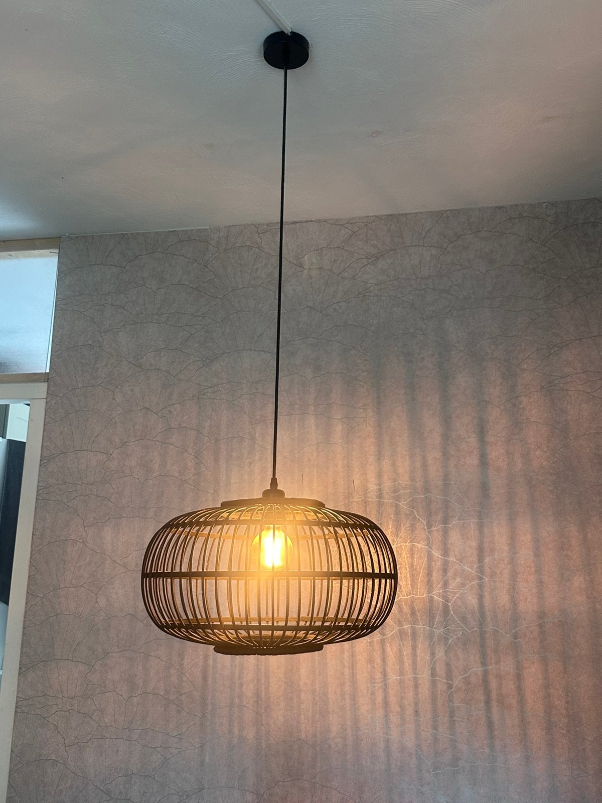 Hanglamp indy rotan karwei, Ophalen, Zo goed als nieuw