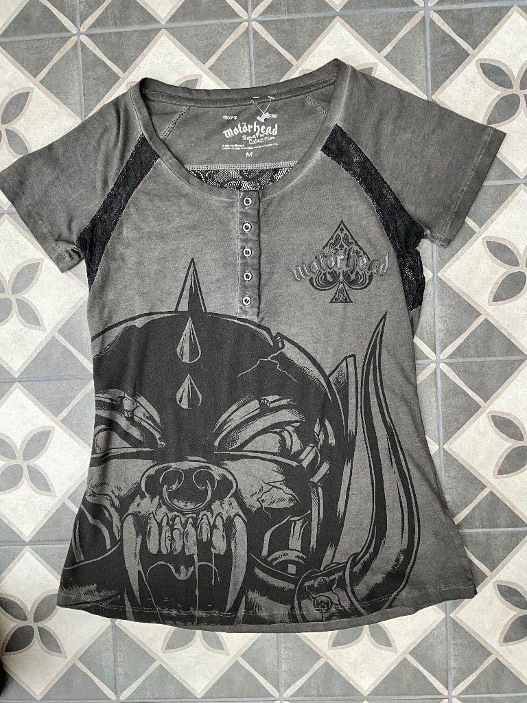 T-shirt van Motorhead Zwart/Grijs Maat M zie foto, Nieuw, REGINA, EMMEN, T-shirt van Motorhead Zwart/Grijs Maat M zie foto
