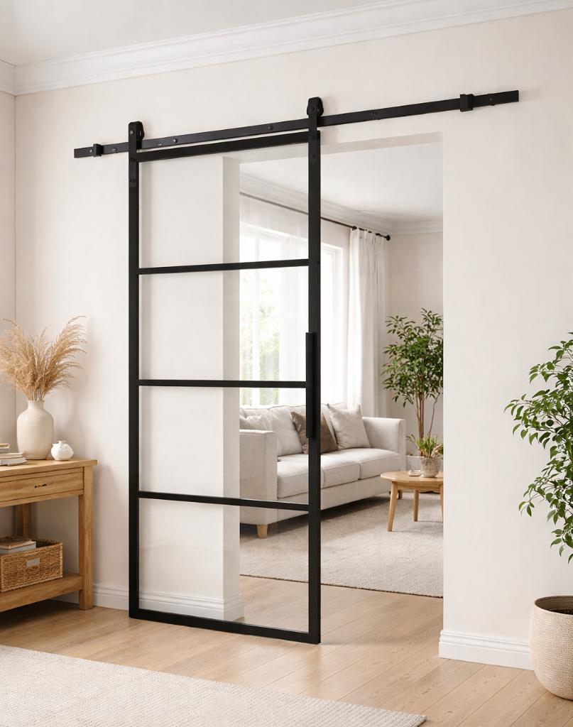 98x215cm DHZ schuifdeur set compleet met softclose, Ophalen, 80 tot 100 cm, Binnendeur, Nieuw