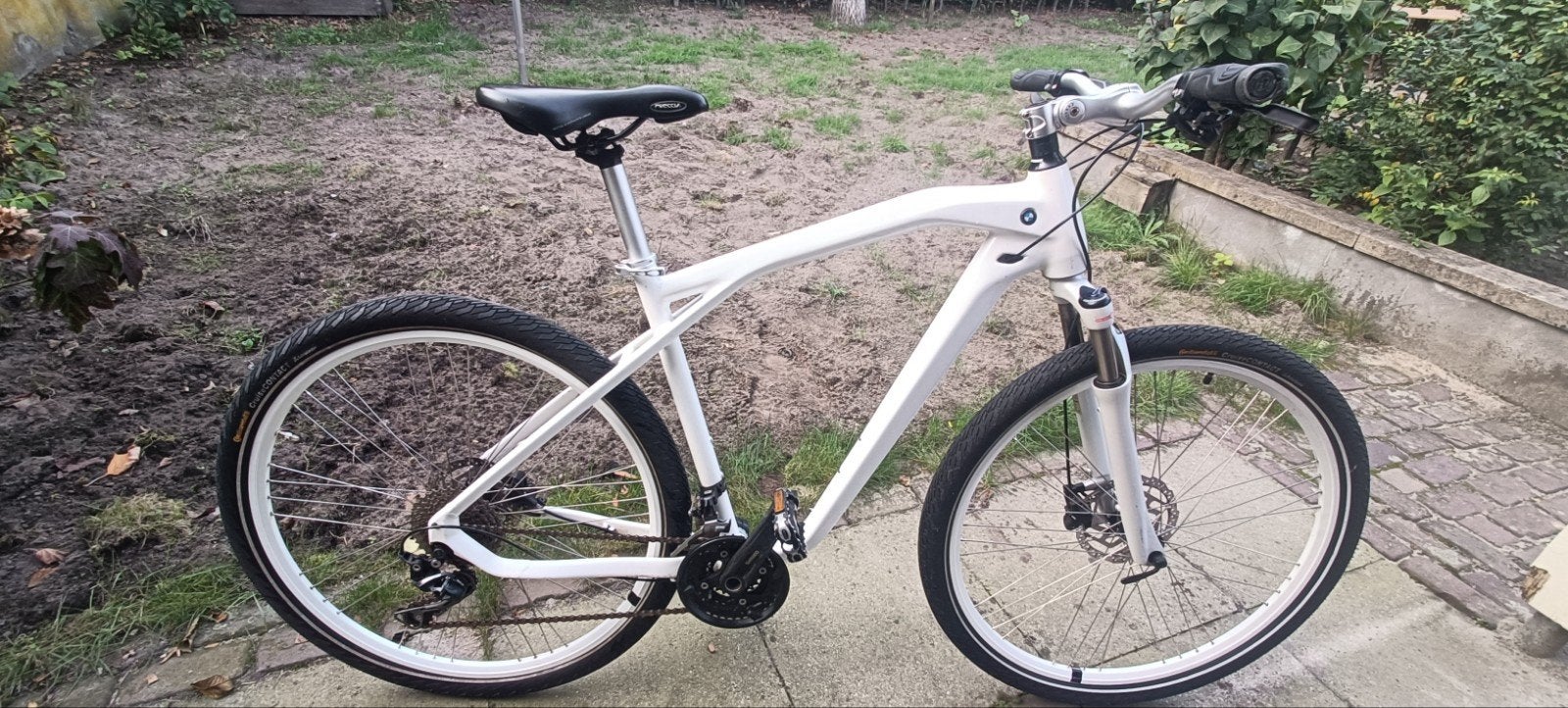 BMW cruise bike NBG111 met schijfremmen en vering, Fietsen en Brommers, Ophalen, Meer dan 20 versnellingen, Overige merken, Vering