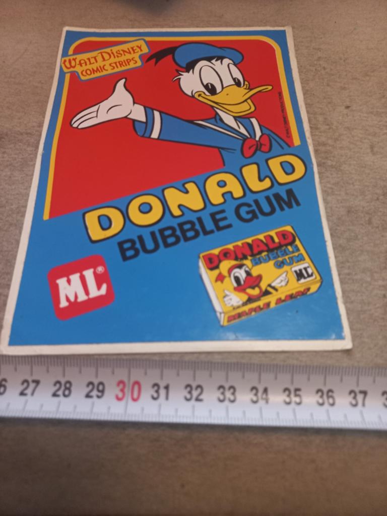 Donald bubbel gum ml, Ophalen of Verzenden, Zo goed als nieuw