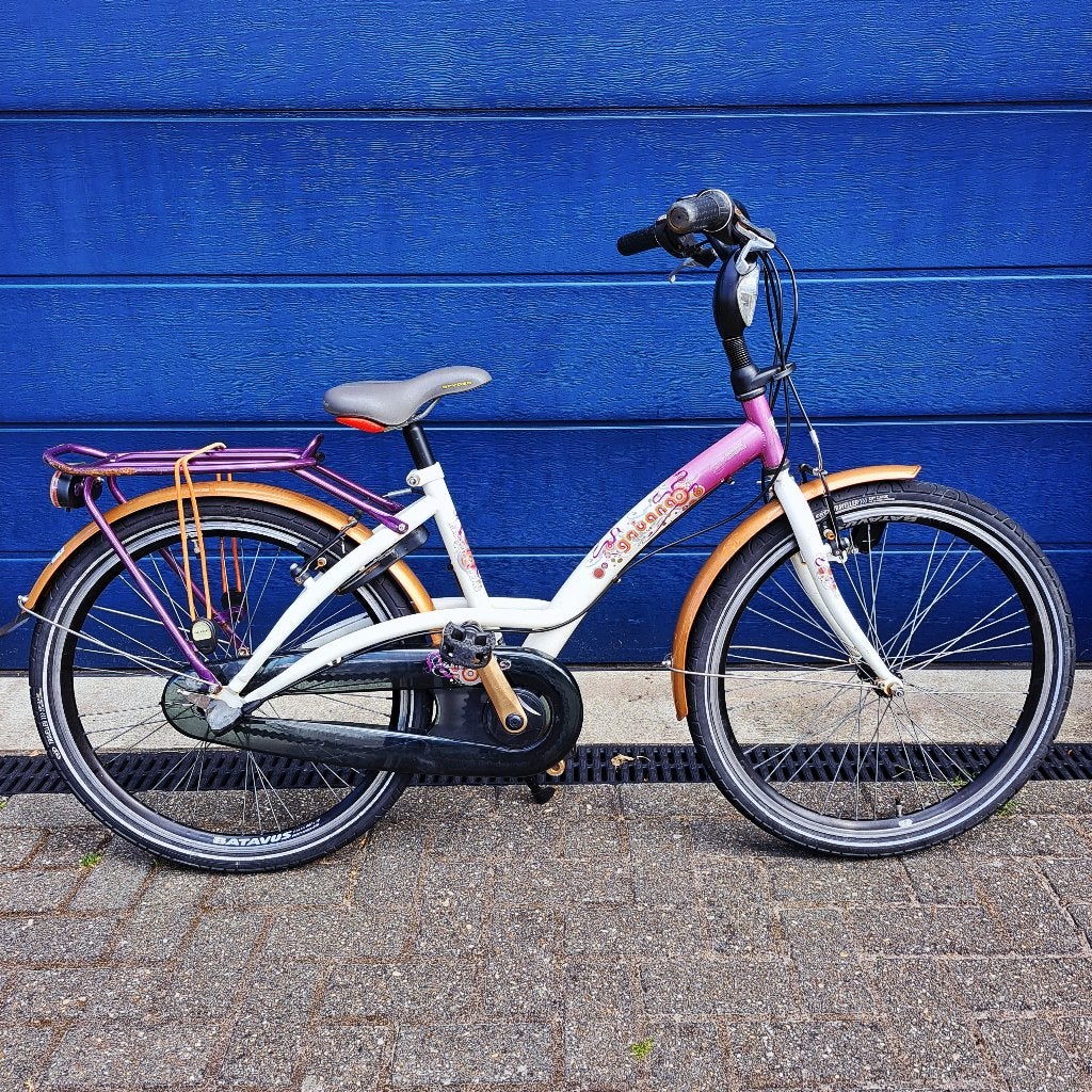 Batavus Gabana Meisjesfiets 24 inch, Ophalen, Versnellingen, Batavus, Gebruikt