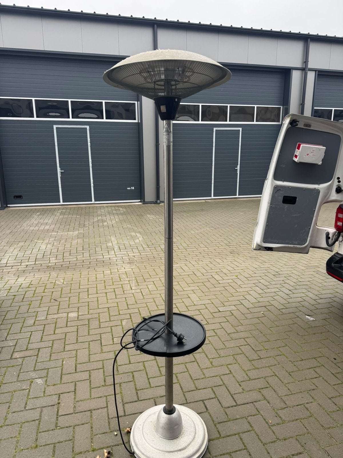 Terrasverwarmer - Heerlijk warm voor de wintermaanden!, Ophalen of Verzenden, Gebruikt, Elektrisch, Vloer