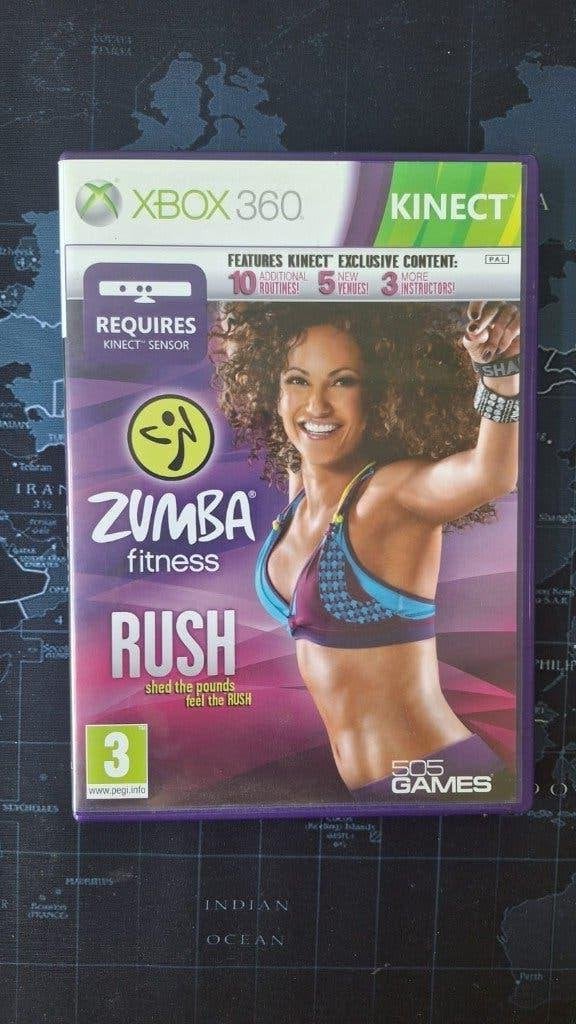 xbox 360 kinect: zumba fitness rush, Verzenden, 2 spelers, Zo goed als nieuw, Vanaf 3 jaar