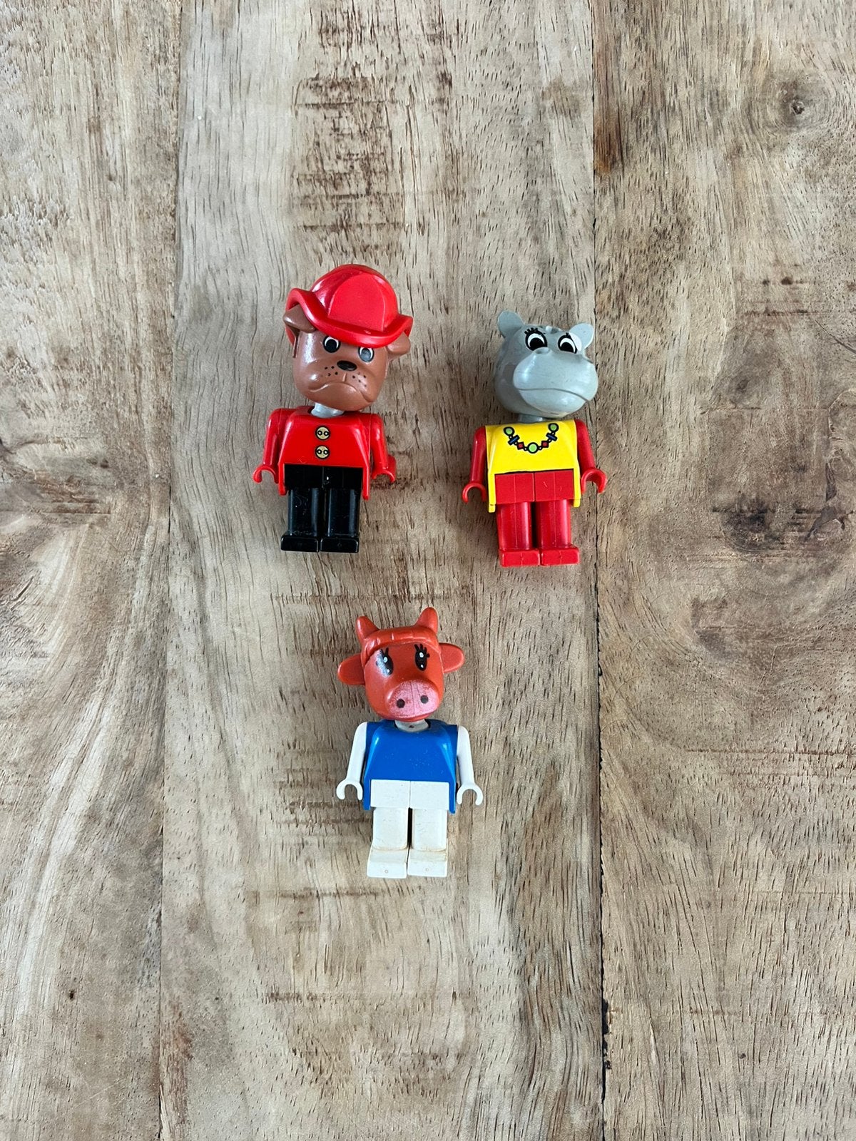 Lego fabulant nijlpaard barty bulldog fire chief clara koe, Ophalen of Verzenden, Zo goed als nieuw, Minifiguur, Lego