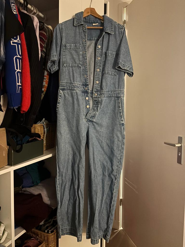 Levi’s Jumpsuit, Kleding | Dames, Jumpsuits, Verzenden, Zo goed als nieuw, Maat 38/40 (M), Blauw