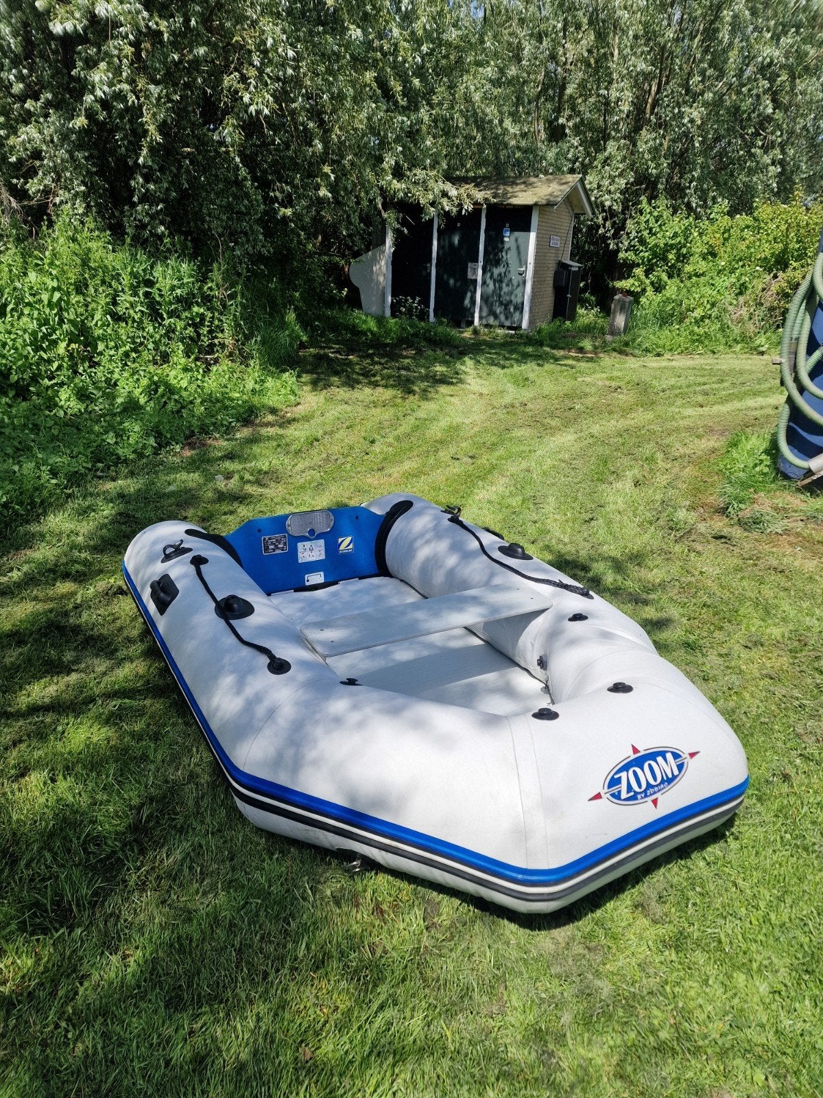 Rubber boot rubberbootje zodiac eventueel buitenboordmotor, Watersport en Boten, Ophalen, Gebruikt, Benzine, 5 tot 10 pk