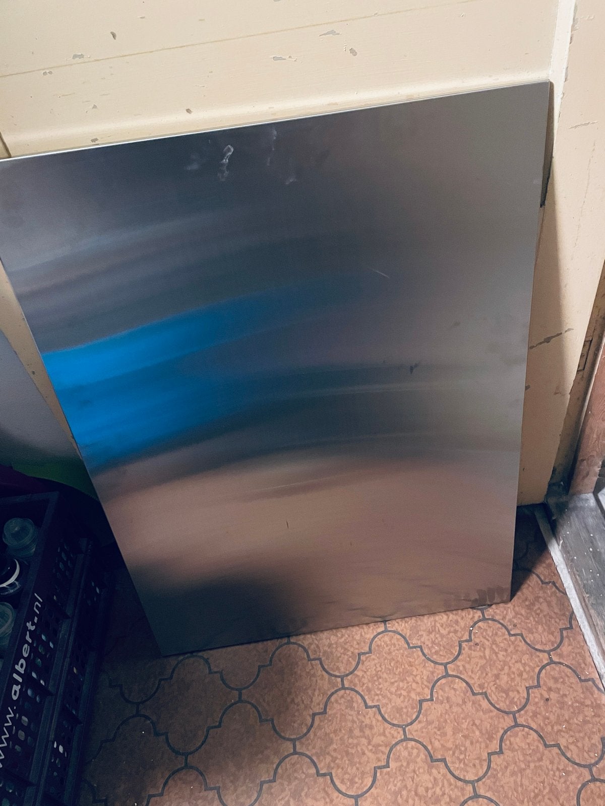 Nieuwe IKEA NÄMMARÖ RVS plaat 60x80 cm, Tuin en Terras, Ophalen of Verzenden, Nieuw, Rvs