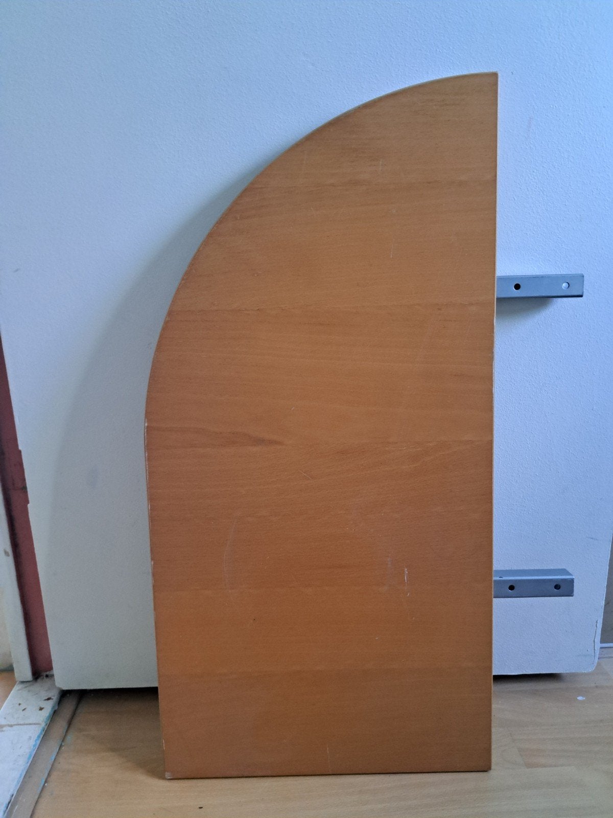 IKEA Galant verlengstuk bureau, beukenfineer, Gebruikt, Hout, Ophalen of Verzenden, IKEA