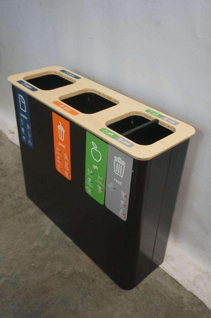Binbin afvalbak prullenbak sorteerbak afval scheiden, Huis en Inrichting, Woonaccessoires | Prullenbakken, Ophalen, Gebruikt, 40 liter of meer
