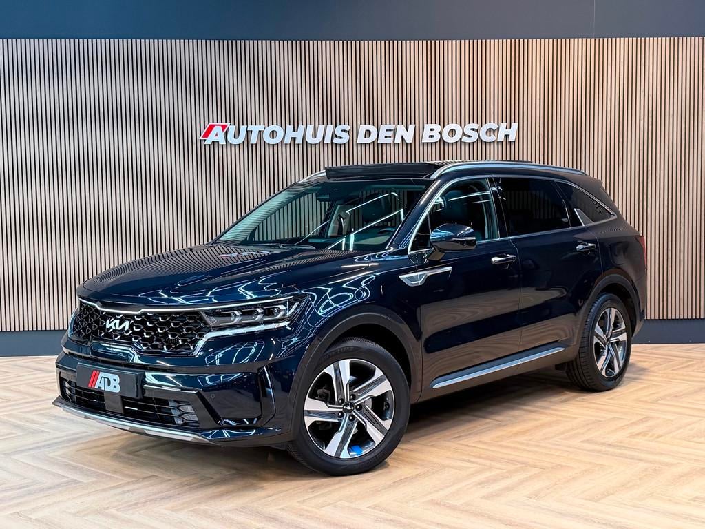 Kia Sorento 1.6 T-GDI Hybrid 2WD DynamicPlusLine 7p., Auto's, Kia, Gebruikt, 4 cilinders, Blauw, Bedrijf