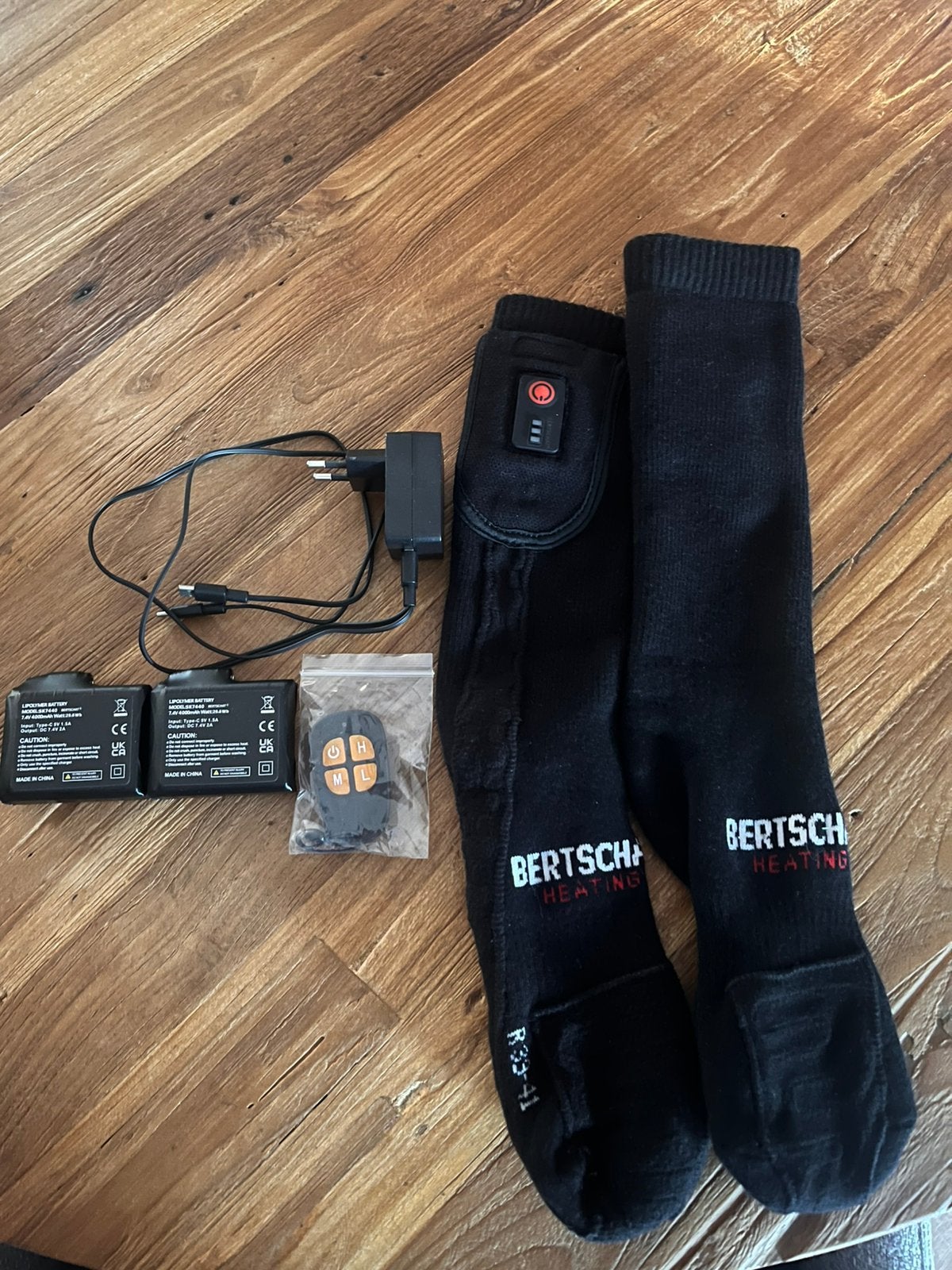 Bertschat heated socks hiking edition PRO, Kleding | Dames, Wintersportkleding, Nieuw, Overige typen, Maat 38/40 (M), Ophalen