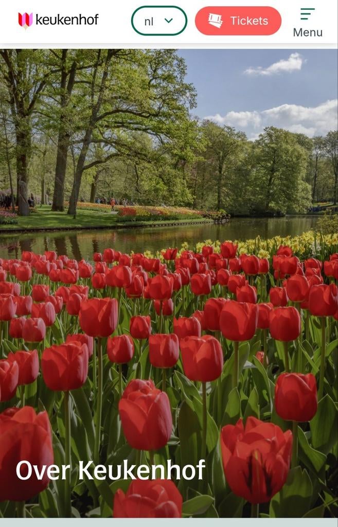 Toegangskaarten Keukenhof + busrit (vanaf diverse locaties), Twee personen, Overige soorten, Pretpark