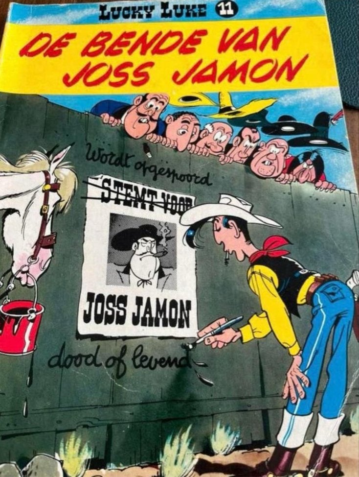 Lucky Luke 11: De Bende van Joss Jamon, Boeken, Eén stripboek, Ophalen of Verzenden, Gelezen